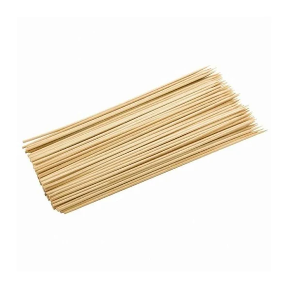 Ahşap Çöp Şiş Çubuğu 3 MMX300 MM (100 Adet) - 1