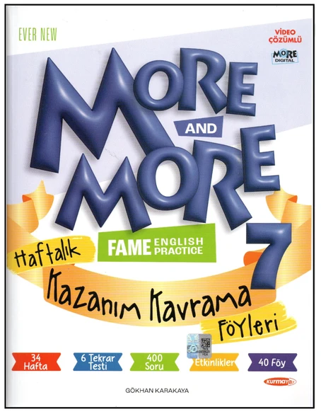 KURMAY 7. SINIF MORE MORE HAFTALIK KAZANIM KAVRAMA FÖYLERİ