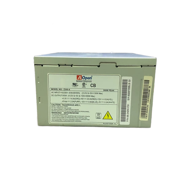 AOPEN 300 WATT POWER SUPPLY 8 CM FANLI GÜÇ KAYNAĞI (2 EL YENİLENMİŞ ÜRÜN) - 3