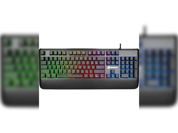 GameBooster G4 Pulsefire Rainbow RGB Kablolu Oyuncu Klavyesi - 2