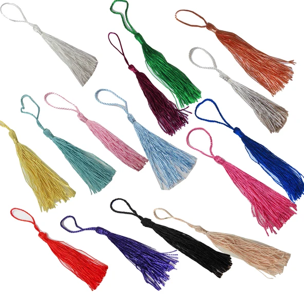 Püskül (10 Adet)  Karışık Renk - 1