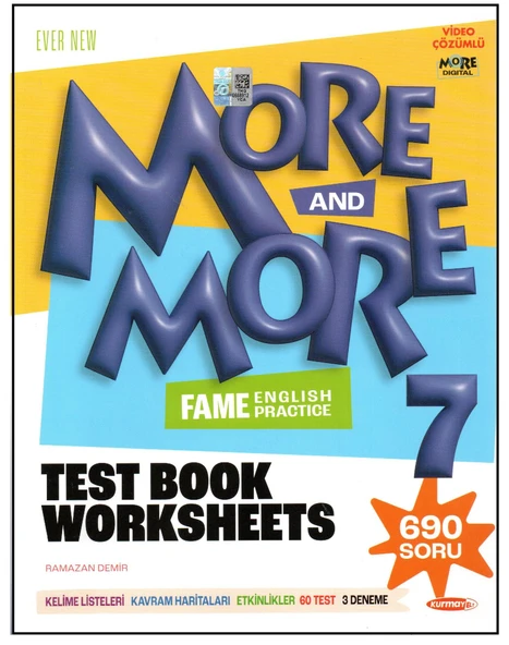 KURMAY 7. SINIF MORE MORE TEST BOOK WORKSHEETS