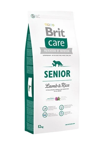 Brit Care Senior Kuzu Etli ve Pirinçli Yaşlı Köpek Maması 12 KG - 1