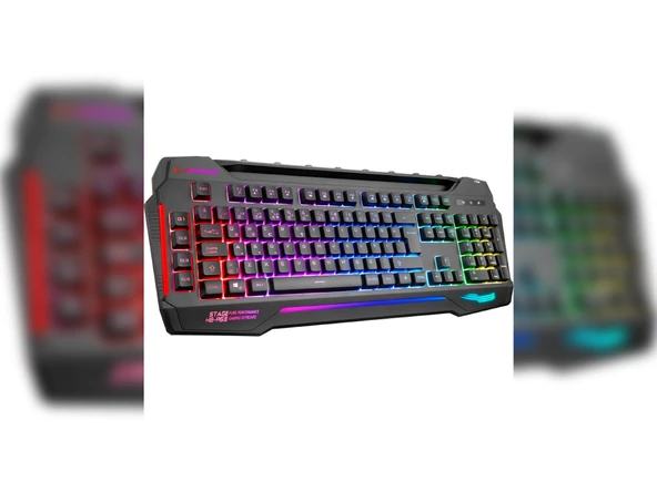 Rampage Stage KB-R63 RGB Kablolu Oyuncu Klavyesi - 4