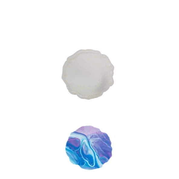 Epoksi Silikon Kalıp Magnet Güneş 8 CM - 3