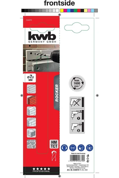 Kwb Rocker Beton Matkap Uç 7mm 49044670 - 3