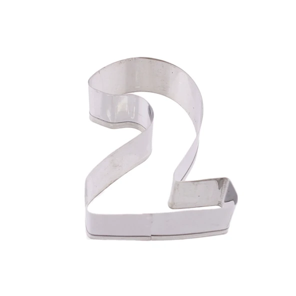 Kek Kurabiye Ve Pasta Kalıbı Metal 2 Sayı Büyük Boy Rakam 8.5 CM - 1