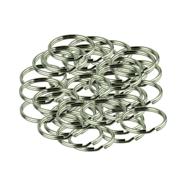 Anahtarlık Halkası Metal 2.2 Cm (50 Adet) - 1