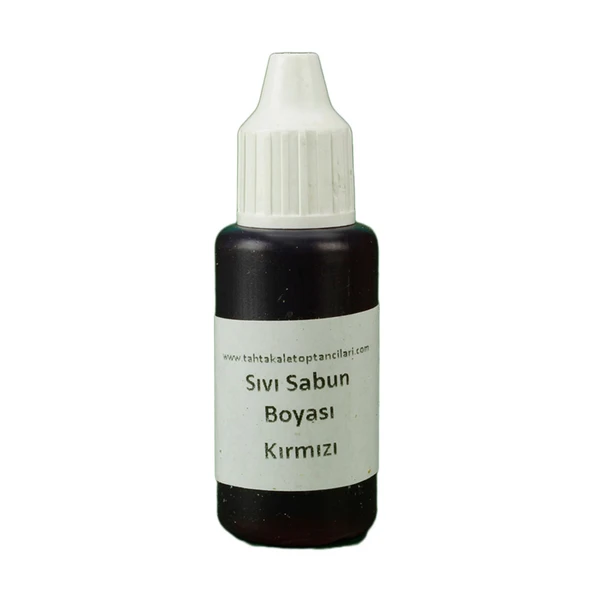 Sıvı Sabun Boyası Sıvı 10 GR  Kırmızı - 1
