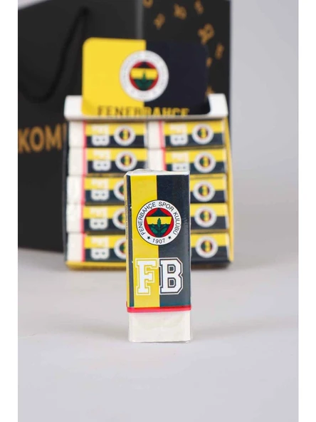 Fenerbahçe Lisanslı Kurşun Kalem Seti (3 Adet Kurşun Kalem, Silgi, Sarı Kalemtraş) - 2