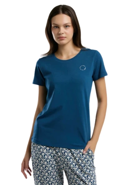 Arnetta Kadın Kısa Kol Pijama Takım 3212S - Resim 2