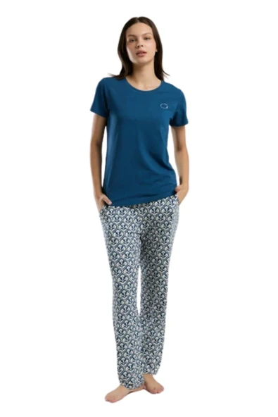 Arnetta Kadın Kısa Kol Pijama Takım 3212S ürün görseli 1