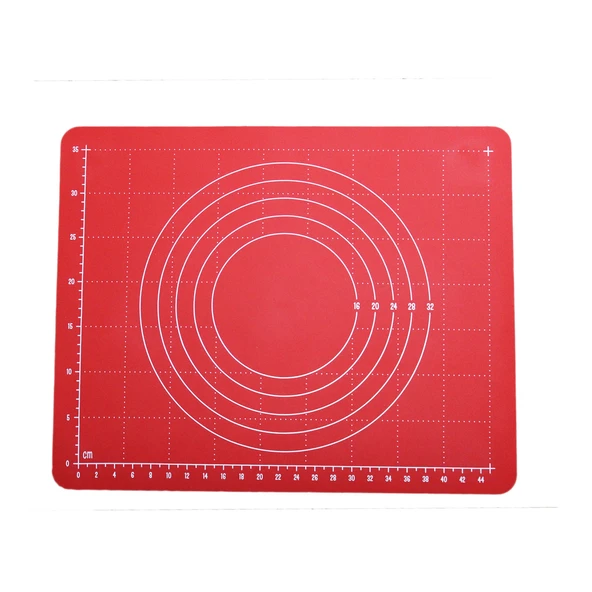 Silikon Ölçüsü Hamur Açma Matı M09  50X40 CM - 1