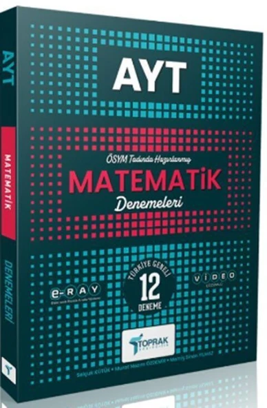 Toprak 2025 Ayt Matematik Denem Kitabı ürün görseli