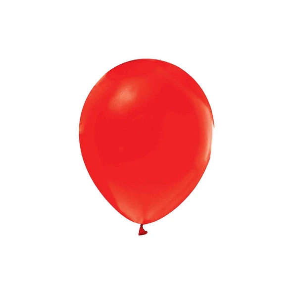 Metalik  Balon 12 İnç Baskısız (100 Adet)  Kırmızı - 1