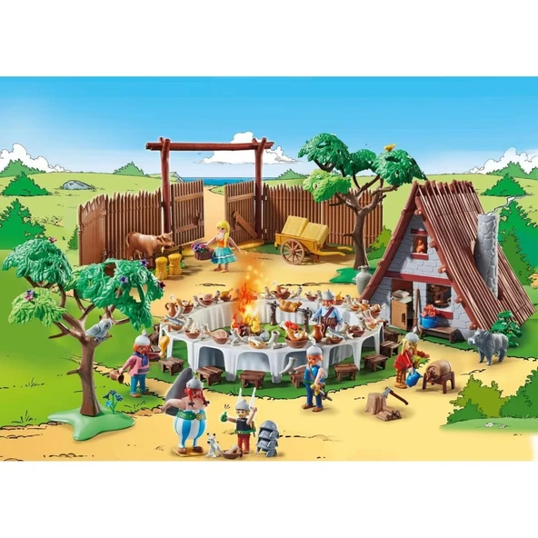 Orjinal Playmobil Asteriks Büyük Köy Festivali Oyun Seti Playmobil 70931