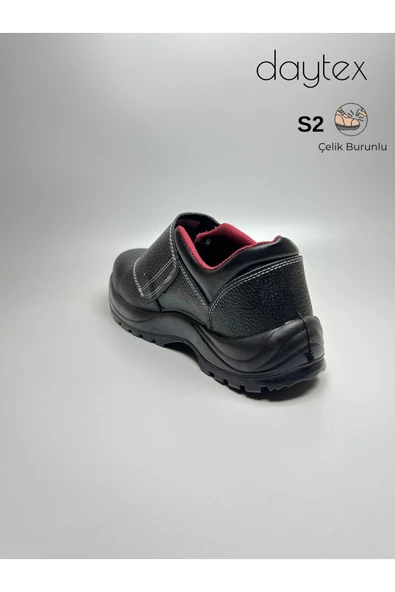 Dip s2 çelik burunlu kaynakçı ısıya dayanıklı iş ayakkabısı - Resim 3
