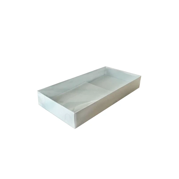 Asetat Kapaklı Karton Kutu 20X10X3 (25 Adet)  Mavi - 1