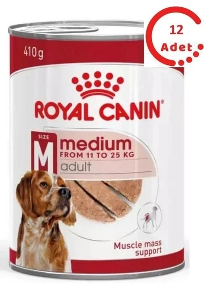 Royal Canin Loaf Mousse Orta Irk Ezme Yetişkin Köpek Konservesi 410 gr x 12 Adet ürün görseli 1