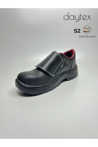 Dip s2 çelik burunlu kaynakçı ısıya dayanıklı iş ayakkabısı - Resim 4