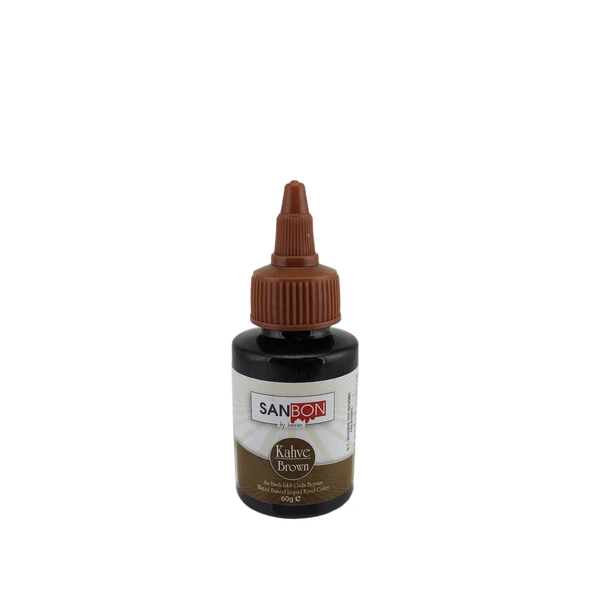 Su Bazlı Likit Sıvı Gıda Boyası  60 GR  KahveRengi - 1