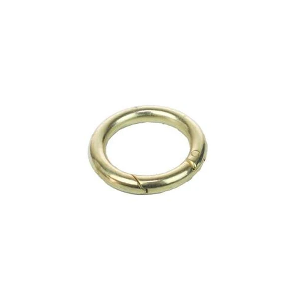 Yaylı Çanta Halkası Mekanizmalı Halka 2.7 CM  (10 Adet)  Gold - 1