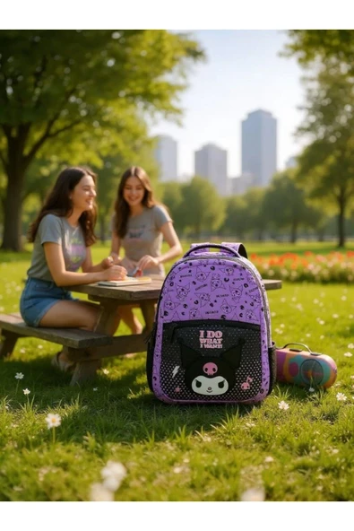 Kuromi DreamBag Okul Çantası 3164 - Resim 7