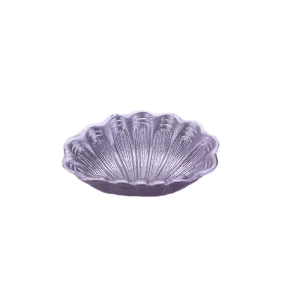 Polyester İstiridye Deniz Kabuğu Şekilli 7 CM (25 Adet)  Gümüş - 1