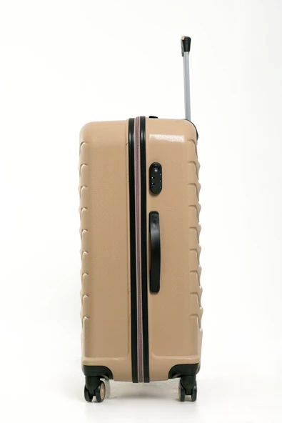 YEFA PP Polipropilen Kırılmaz Kabin & Orta & Büyük Boy 3'lü Valiz Seti - Resim 4