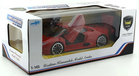 U.K. Şarjlı Kırmızı Spor Araba Hd3233 PAKETİN ŞEFFAF YERİNDE YIRTIK OLDUĞU İÇİN FİYAT UYGUN TUTULMUŞTUR. - 3