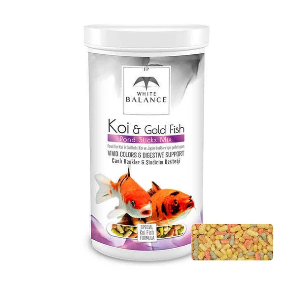 White Balance Koi-Gold Fish Pond Sticks Mix 1000 ml ürün görseli