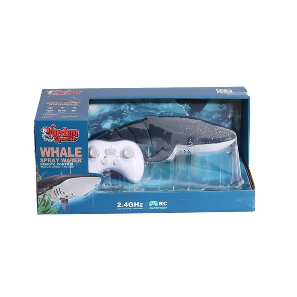 WK-18002-31-32 Kumandalı Şarjlı Su Atan Yüzen Balina ÜRÜN PAKETLERİ SORUNLU - 3
