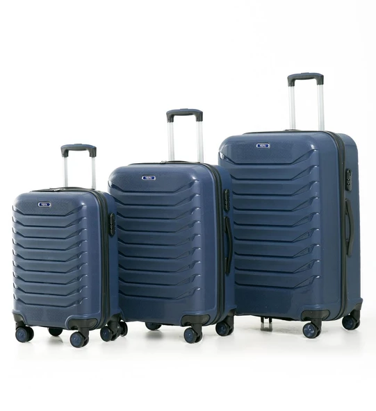 YEFA PP Polipropilen Kırılmaz Kabin & Orta & Büyük Boy 3'lü Valiz Seti ürün görseli