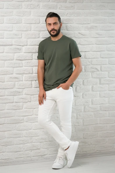 Paul Martin Slimfit Fit Bisiklet Yaka Rayon Kumaş Full Likralı T-shirt - Resim 6