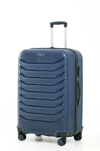 YEFA PP Polipropilen Kırılmaz Kabin & Orta & Büyük ve Makyaj Boy 4'lü Valiz Seti - Resim 4