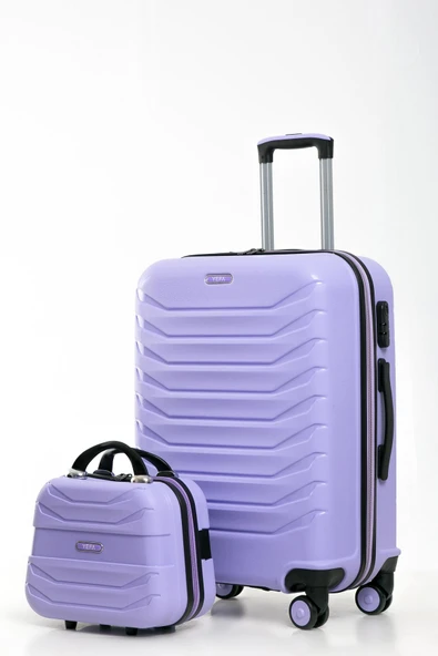 YEFA PP Polipropilen Kırılmaz Kabin & Orta & Büyük ve Makyaj Boy 4'lü Valiz Seti - Resim 9