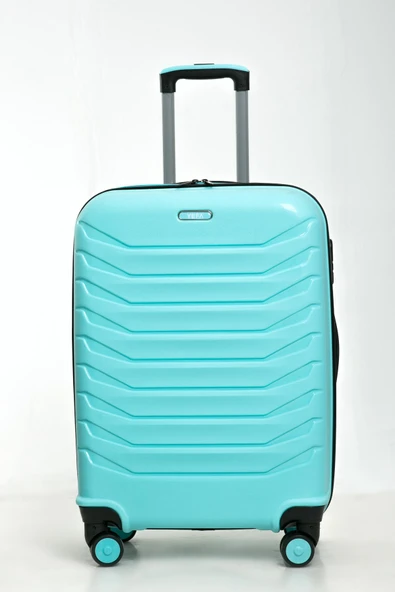 YEFA PP Polipropilen Kırılmaz Kabin & Orta & Büyük Boy 3'lü Valiz Seti - Resim 3