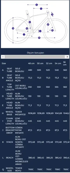 2025 BISAN TRX 8600 DEORE ŞEHİR VE TUR BİSİKLETİ - Resim 2