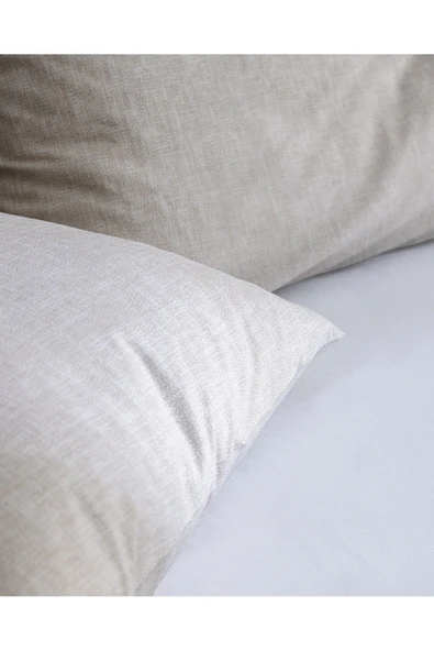 Delrico 2'li Yastık Kılıfı - Bej - Resim 3