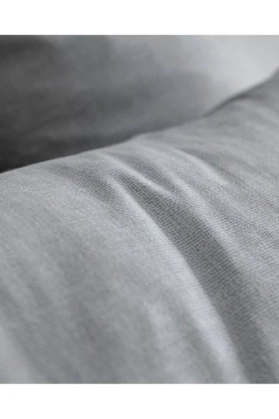 Delrico 2'li Yastık Kılıfı - Gri - Resim 4