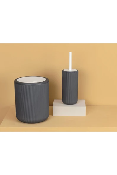 Martre 2'li Banyo Seti - Soft Gri - Resim 2