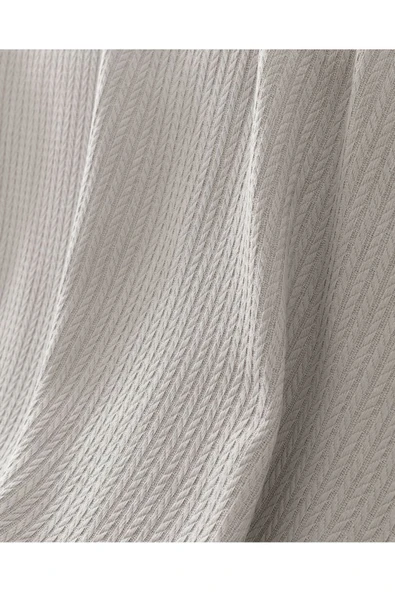 Madelyn Tek Kişilik %100 Pamuk Yatak Örtüsü - Açık Gri - Resim 3