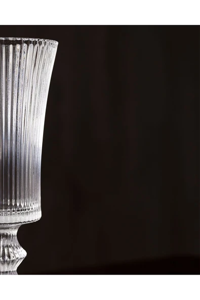 Paris 4'lü Şampanya Kadehi Seti - 210 ml - Şeffaf - Resim 2