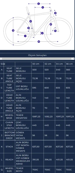 2025 BISAN TRX 8500 ŞEHİR VE TUR BİSİKLETİ - Resim 2
