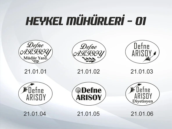 Moai Heykeli İsim Mührü ve Mürekkep, Heykel İsim Ünvan Kaşesi, Kişiye Özel Tasarım Hediye, Hediyelik - 4