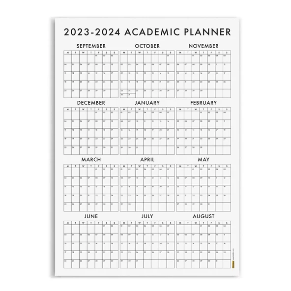 2025-2026 Akademik Duvar Takvimi, Eylül Başlangıç Akademik Yıl Planlayıcısı - Resim 8