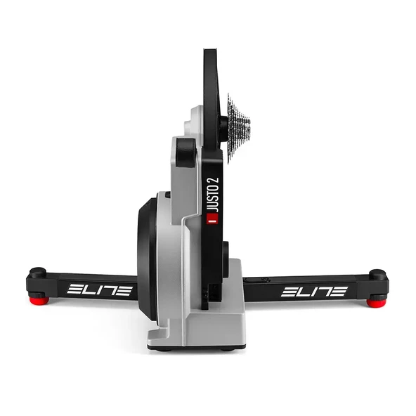 ELITE JUSTO2 INTERACTIVE HOMETRAINER+TRAVEL BLOCK+SHIMANO 11-34 12V RUBLE - Resim 4