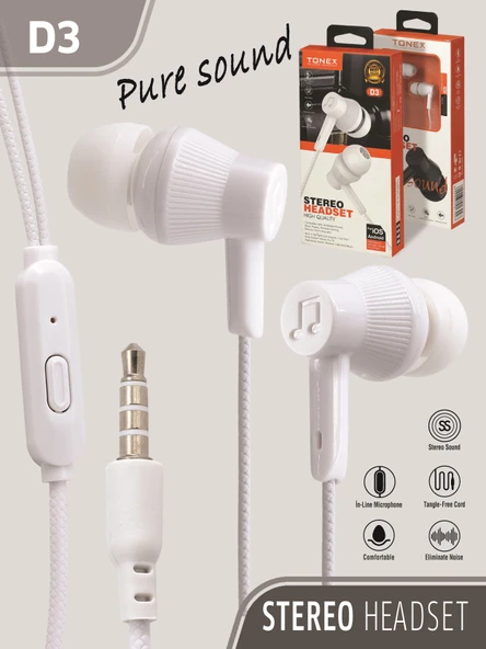 D3 Süper Bas Kulaklık