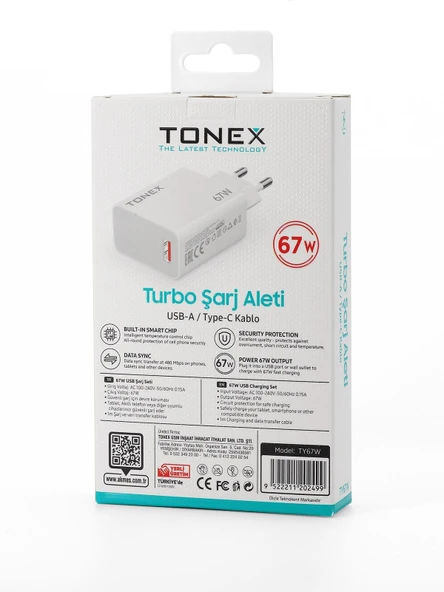 67W TYP-C Turbo Şarj Aleti - 3