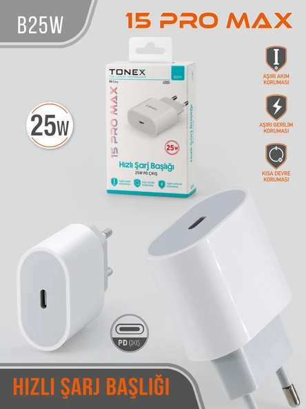 25 W VİP Hızlı Şarj Başlığı